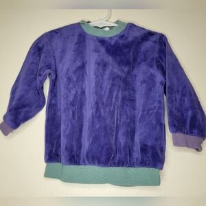 h&m toddler boy fleece crewneck sweater, sz 9 - 12 months